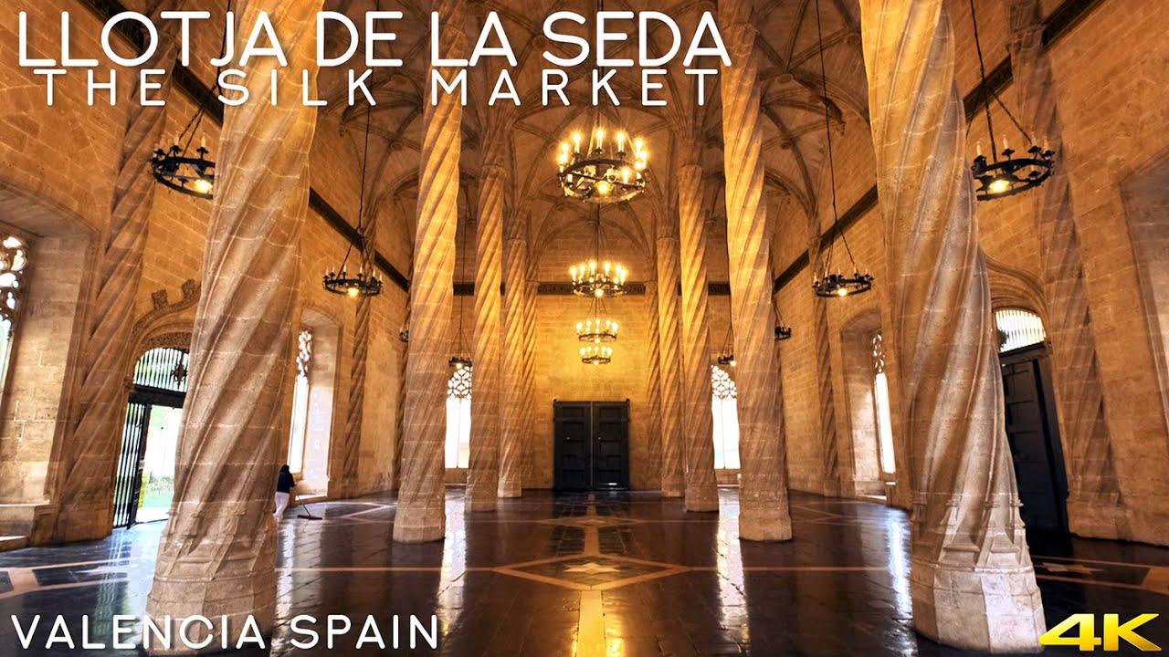 Tiny Tour | Valencia Spain | Inside The 15th century Silk Market La Llotja de la Seda 2020 Jan