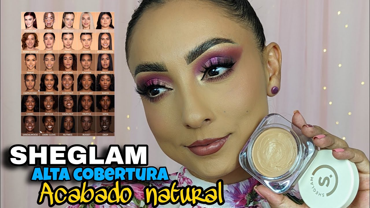 SheGlam Full Coverage Foundation Balm | Alta cobertura | Butterscotch y Golden &hearts;&hearts;&hearts; Andy Lo