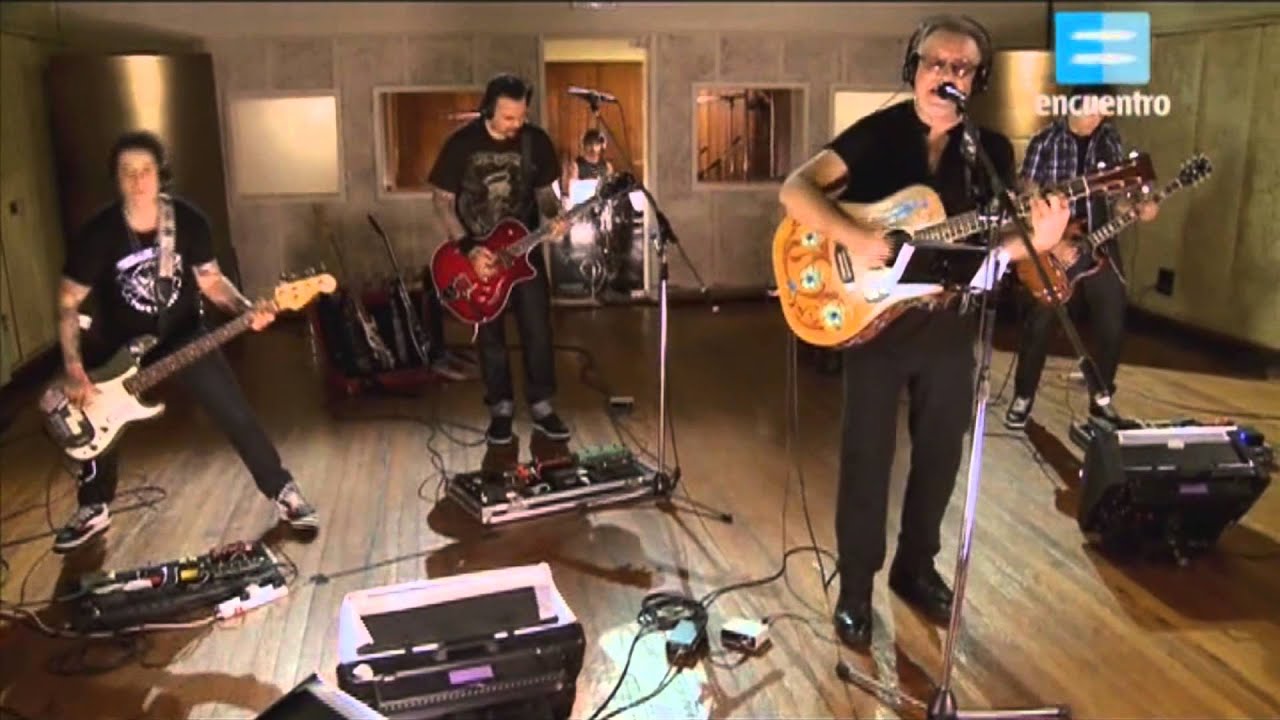 León Gieco & D-Mente - El angel de la bicicleta - Encuentro en el estudio