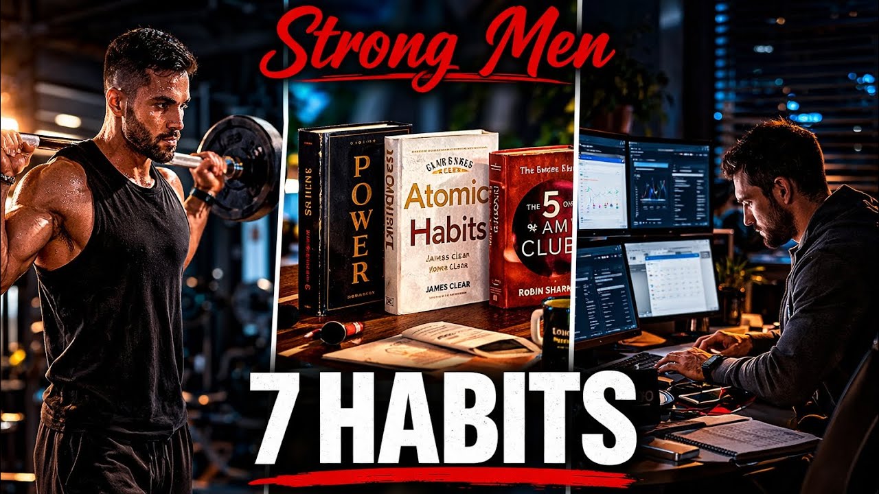 7 Powerful Habits that make Men Mentally Strong #dailyhabits #strongmen #selfimprovent