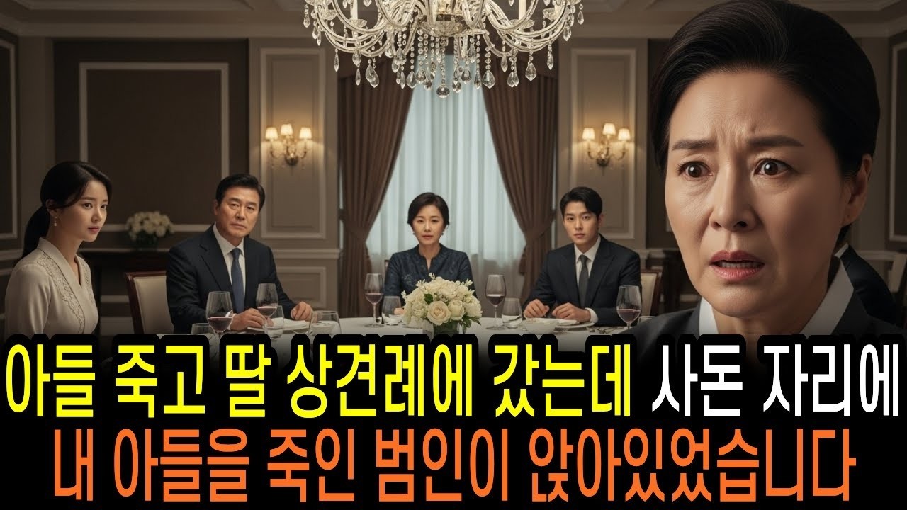 아들 죽고 딸의 상견례 갔는데, 사돈 자리에  내 아들을 죽인 범인이 앉아있었습니다