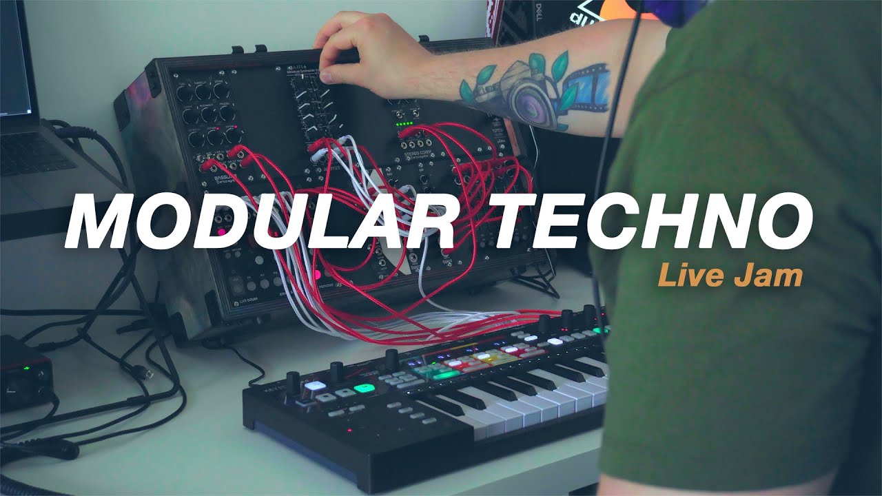 Modular Jam || Erica Synths LXR, Bassline, Pico RND, DSP,  Doepfer A-111-6, Arturia Keystep Pro