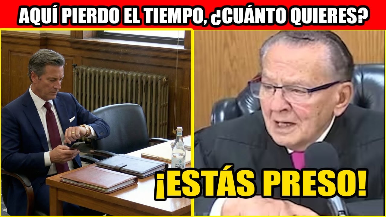 Durante la audiencia, ofrecieron dinero; Juez Caprio sonrió y dictó la orden final