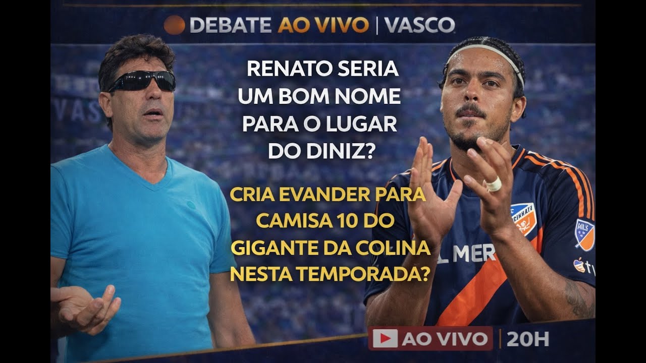 RENATO PORTALUPPI SERIA UM BOM NOME PARA O LUGAR DO FERNANDO DINIZ? EVANDER PARA CAMISA 10? E +