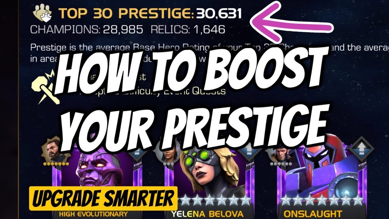 How to Boost Your Prestige in MCOC 2025