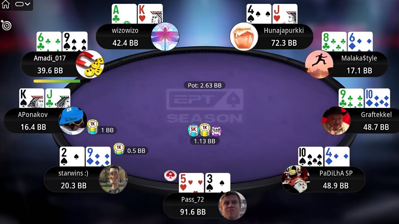 $5K Super High Roller Amadi_017 | wizowizo | Malaka$tyle (EPT Season 33) - Final Table Replay
