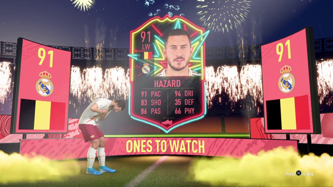 FIFA 20 Hazard OTW in 2 player upgrade pack