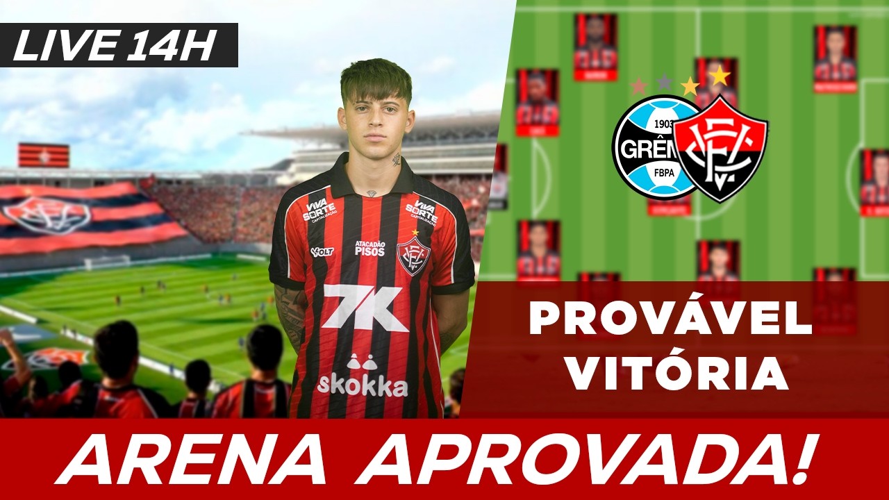 ARENA BARRADÃO APROVADA - PRONTO PARA PEGAR O GRÊMIO - DESFALQUES - NOVIDADE NOS RELACIONADOS