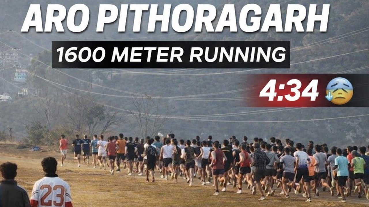 Aro pithoragarh 1600 Miter running Army Timing 4:34 😰😯