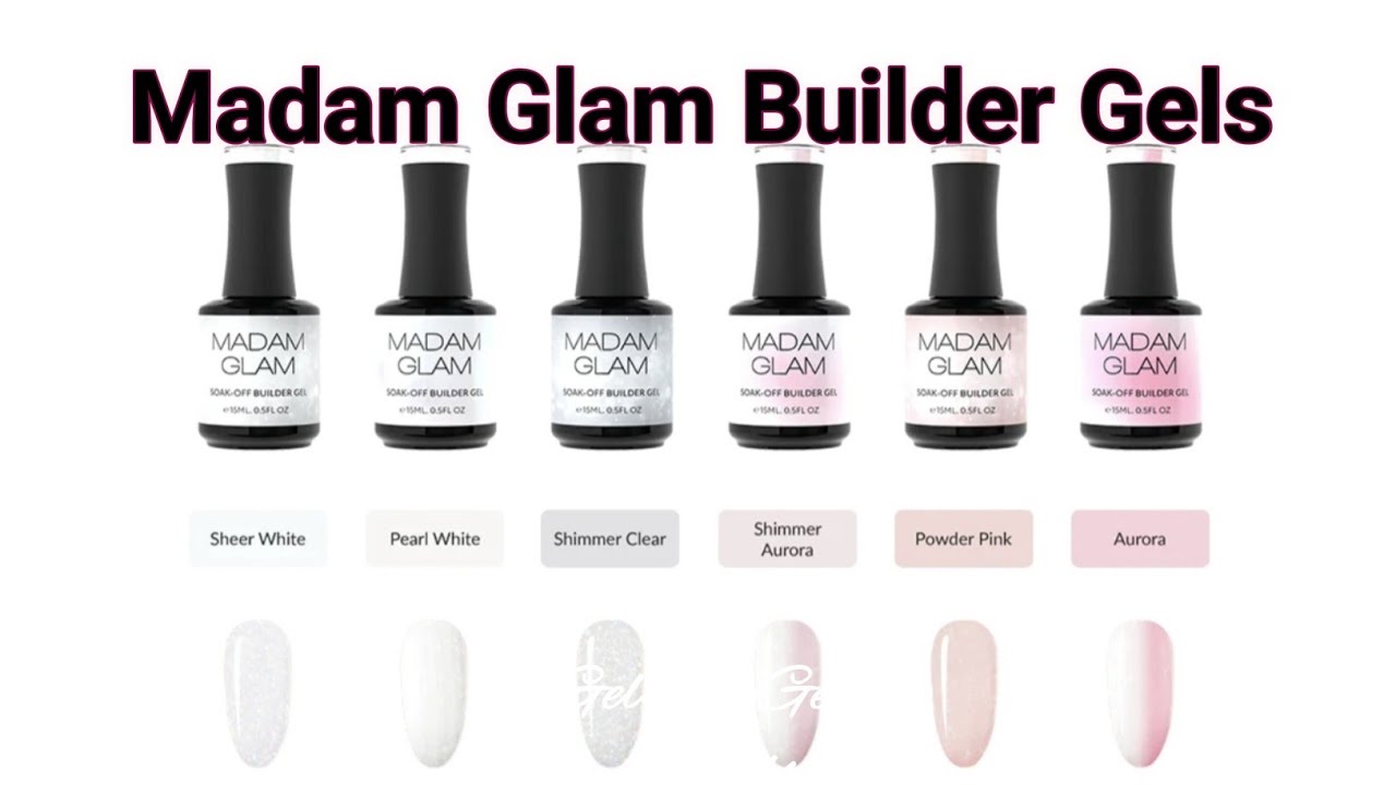 NEW Madam Glam Builder Gels in a Bottle