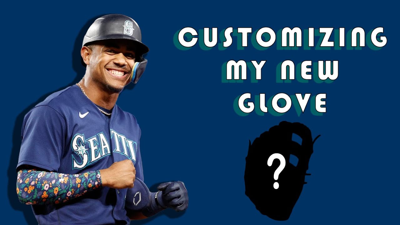 CUSTOMIZING MY WILSON GLOVES | Julio Rodriguez