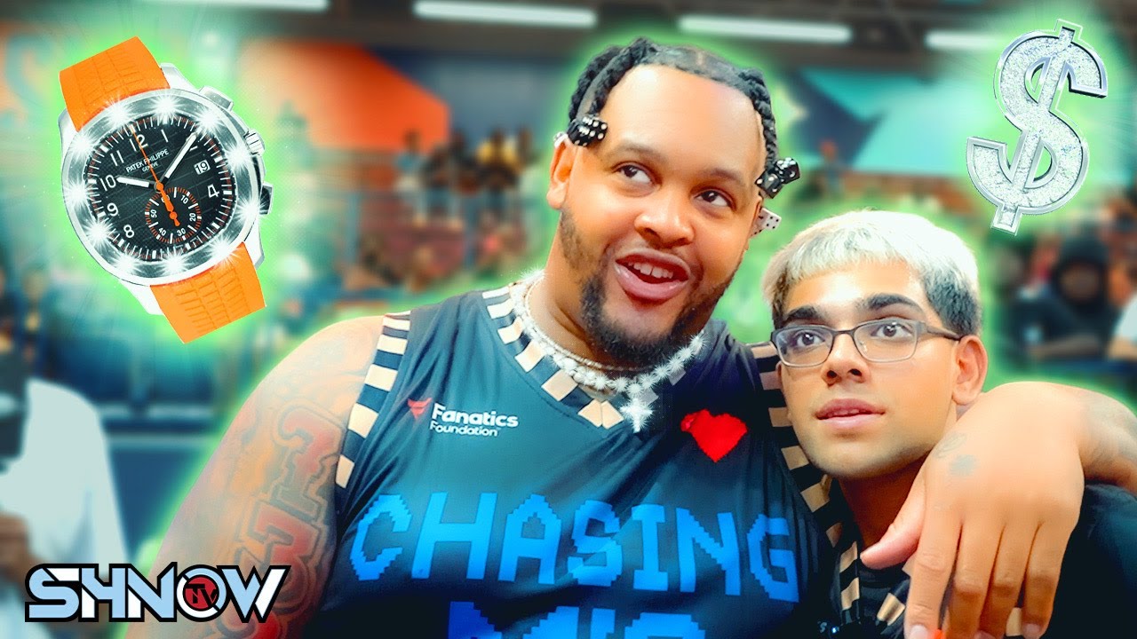 Dion Gifts N3ON $160k Watch at Damar Hamlin's Charity Basketball Game!? | ShnowTV