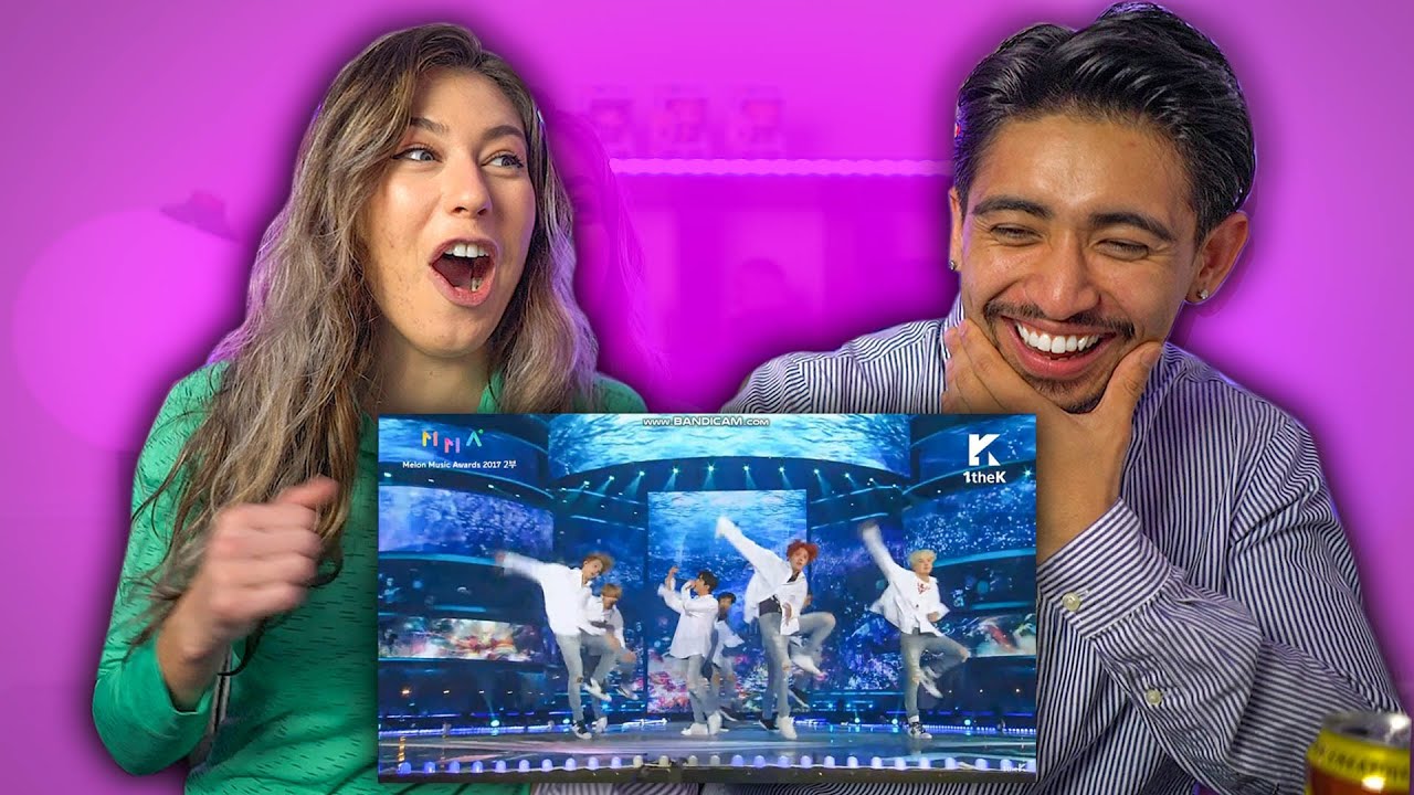 BTS Melon Music Awards 2017 AMAZED COUPLES REACTION! (Intro Performance, DNA, YNWA, Spring Day)