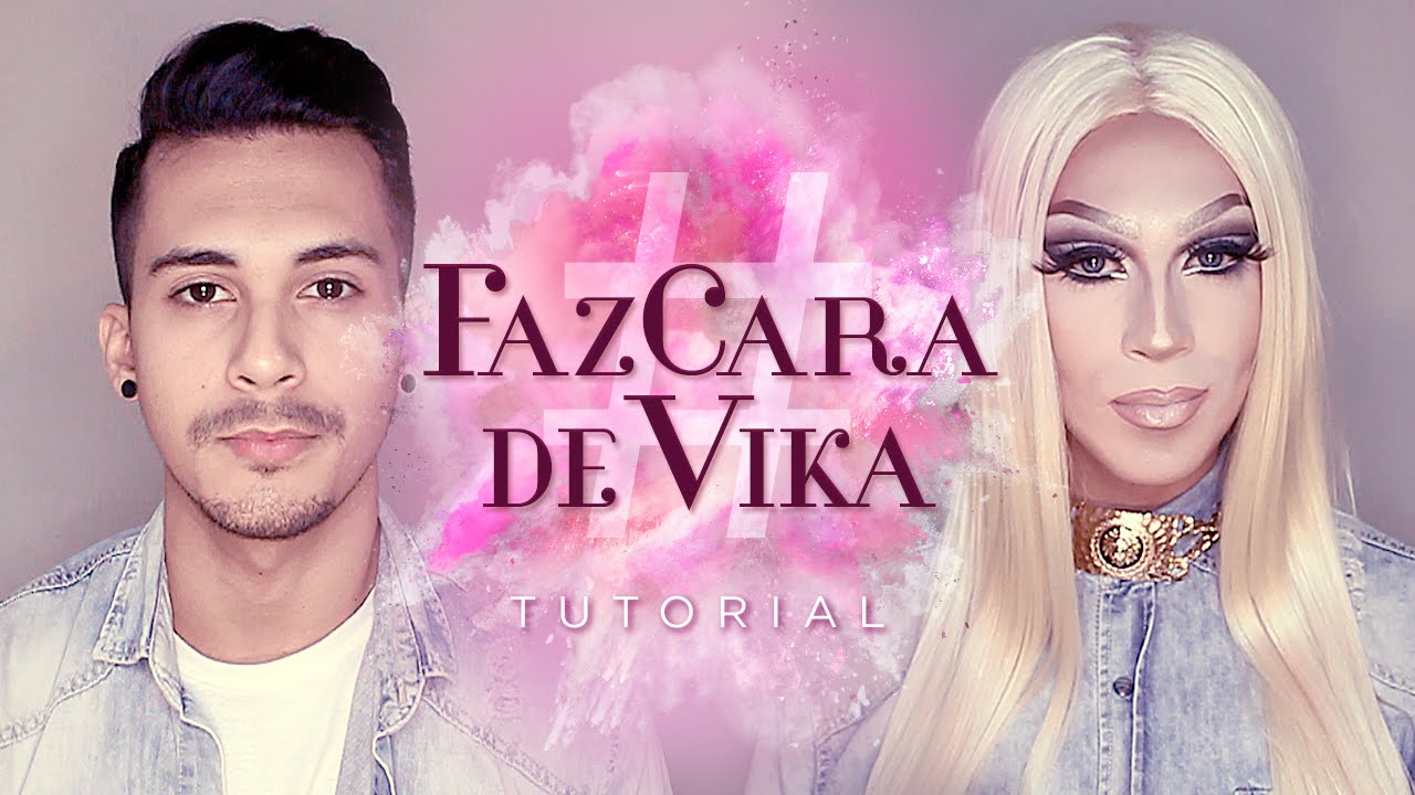 Drag Queen MakeUp Tutorial | Sarah Vika | #FazCaradeVika #1