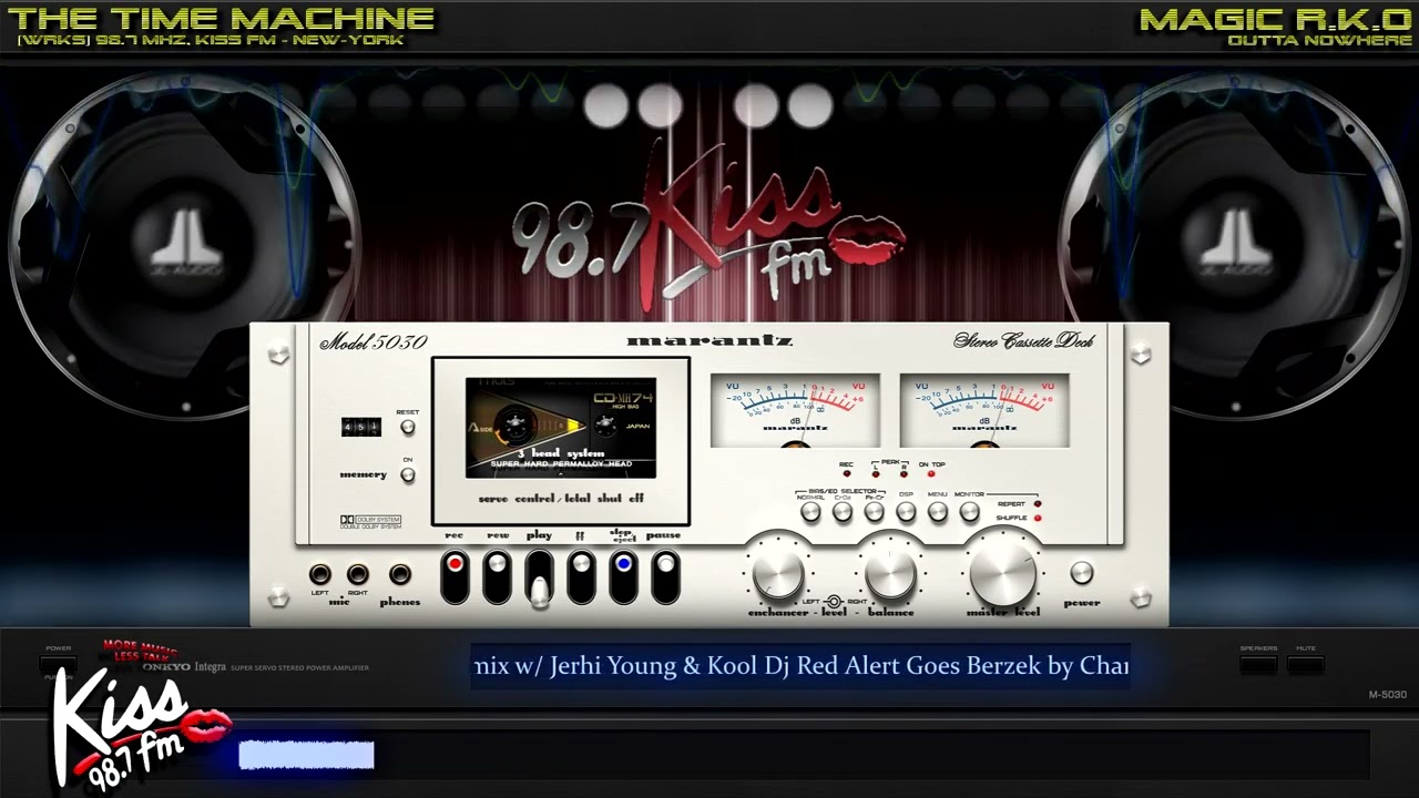 [WRKS] 98.7 Mhz, Kiss FM (1985) Mastermix with Jerhi Young & Kool Dj Red Alert Goes Berzek |CUT Ver|