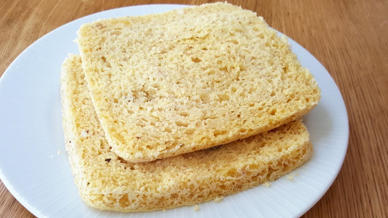 Only 2 MINUTES! Easy Low Carb BREAD - Fluffy and Delicious (Gluten-Free)