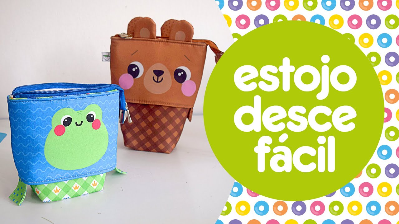 Estojo Desce Fácil - com molde gratuito!