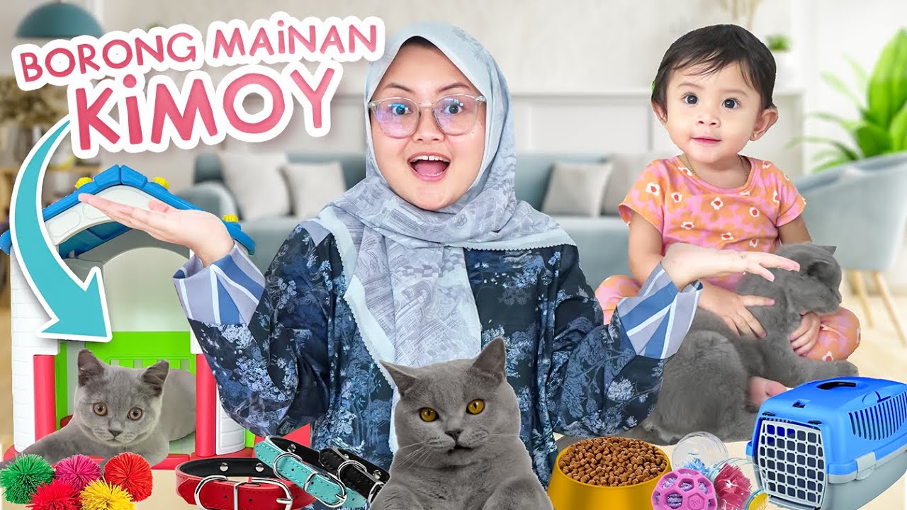 BUNDA PUNYA KUCING BARU NAMANYA KIMOY | AJAKIN LEXIE AMA TOMPEL BELANJA KEBUTUHAN KUCING