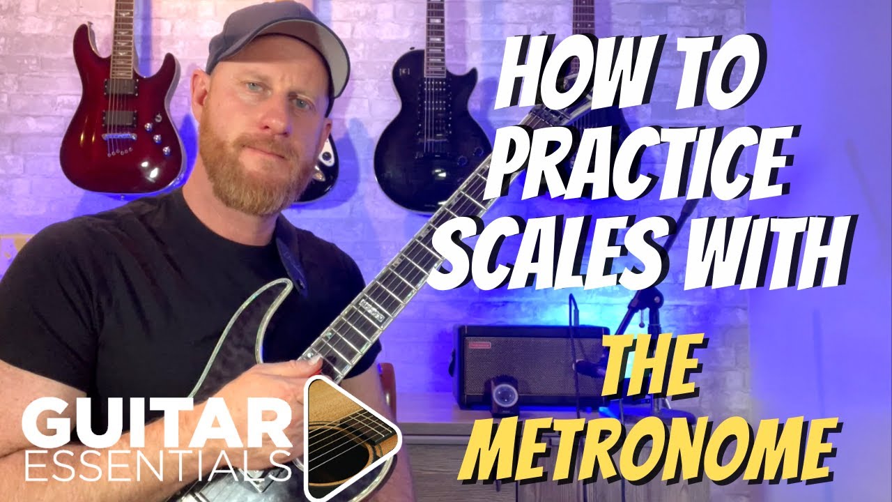 How to Practice Scales with the Metronome. Guitar Lesson