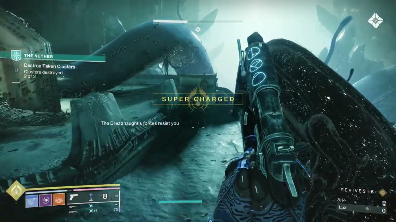 Destiny 2 Rite of 9 Heresy Use Jolting Feedback Dragonfly Horizon Terminus with Rimestealer Liminal