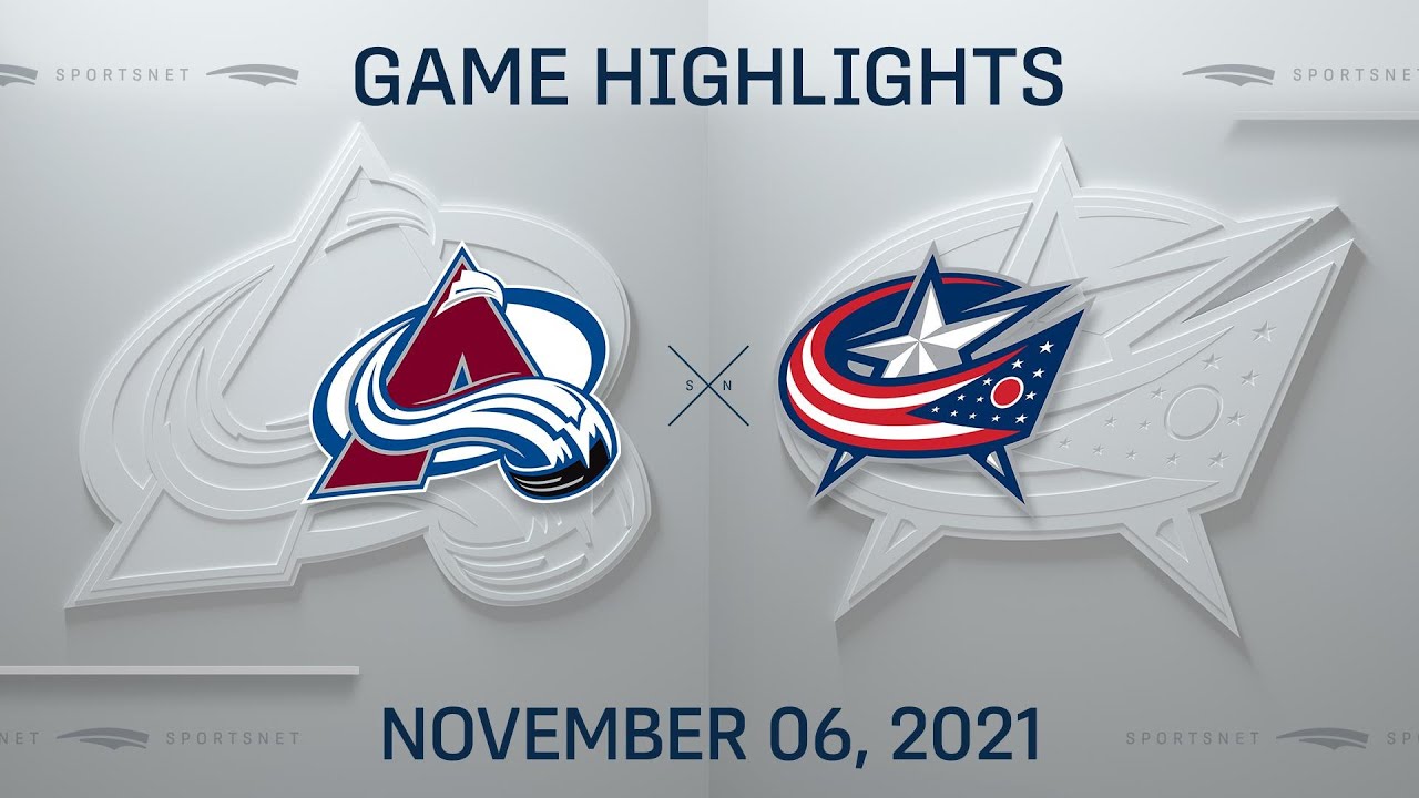 NHL Highlights | Avalanche vs. Blue Jackets - Nov. 6, 2021