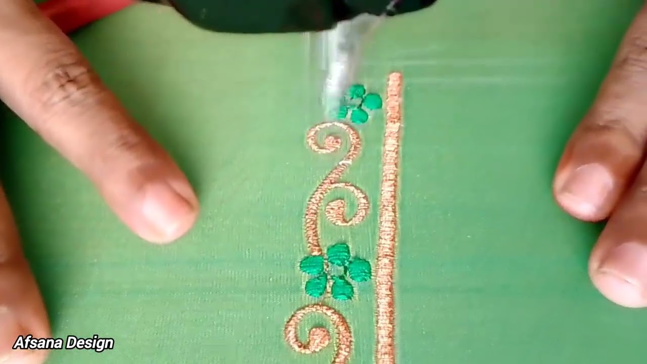 Stating Price Embroidery Blouse Designs ! Machine Embroidery For Beginners