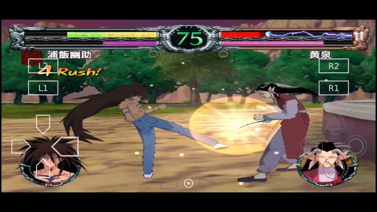 Playing Yu yu Hakusho forever AetherSX2 ps2 Emulator #yusukeurameshi vs #yomi🎮🎮🎮