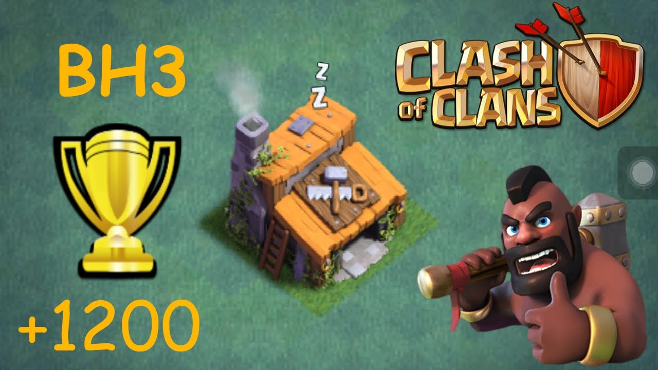 Best Builder Hall3 (BH3) base design w/all defense+replays