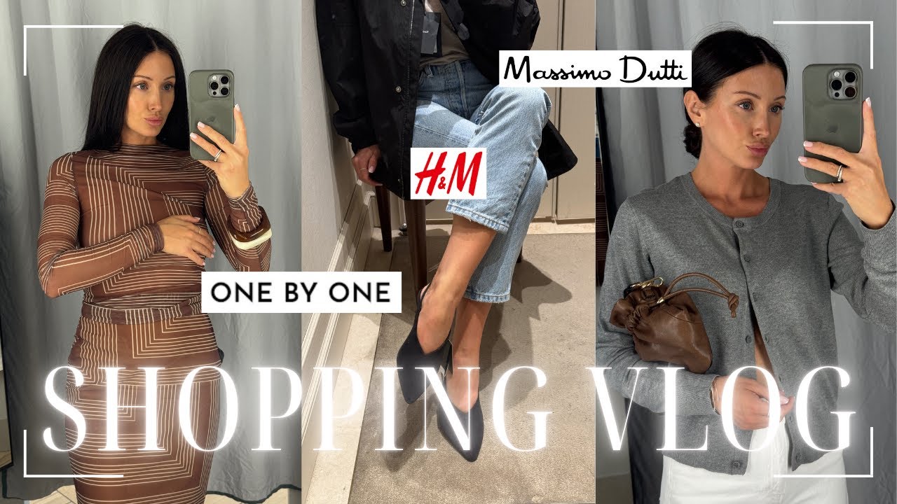 ШОПІНГ-ВЛОГ: Маст-хеви осені 2025🍂 | огляд MASSIMO DUTTI, H&M, ONE BY ONE | Новий ресторан у Києві |
