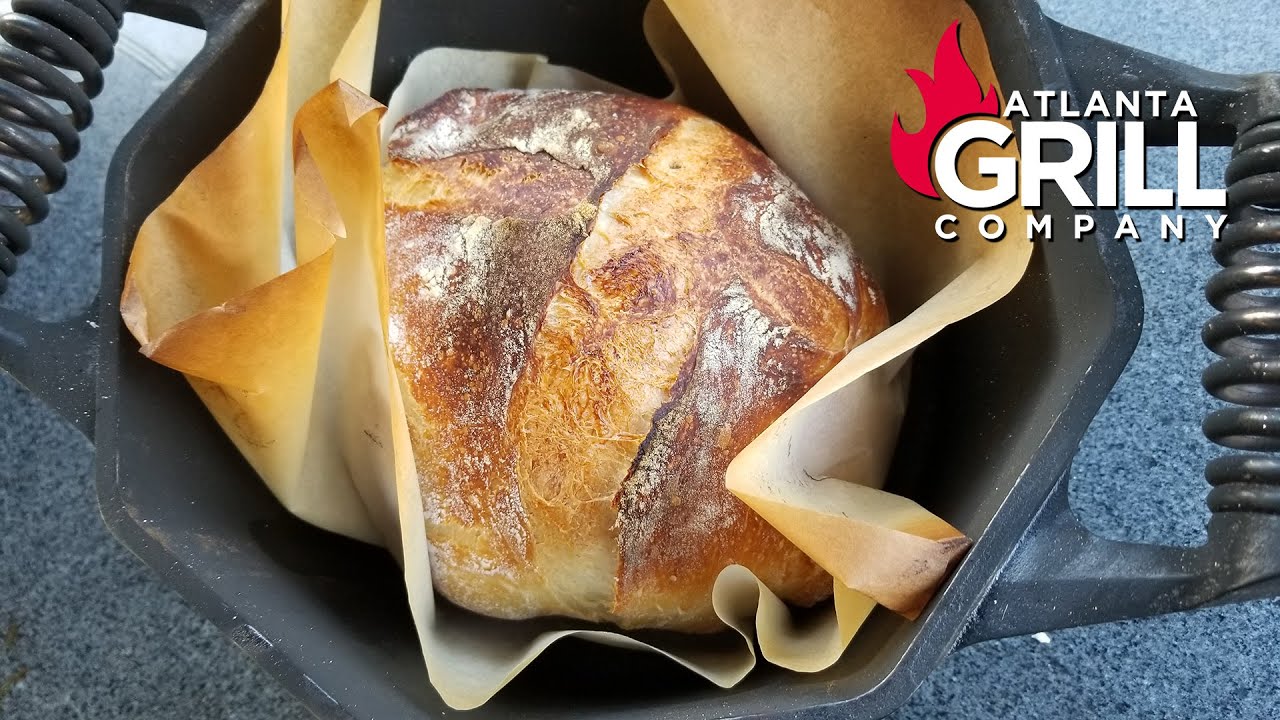 Rustic No-Knead Dutch Oven Bread on the Alfa 4 PIZZE Wood Fired Oven