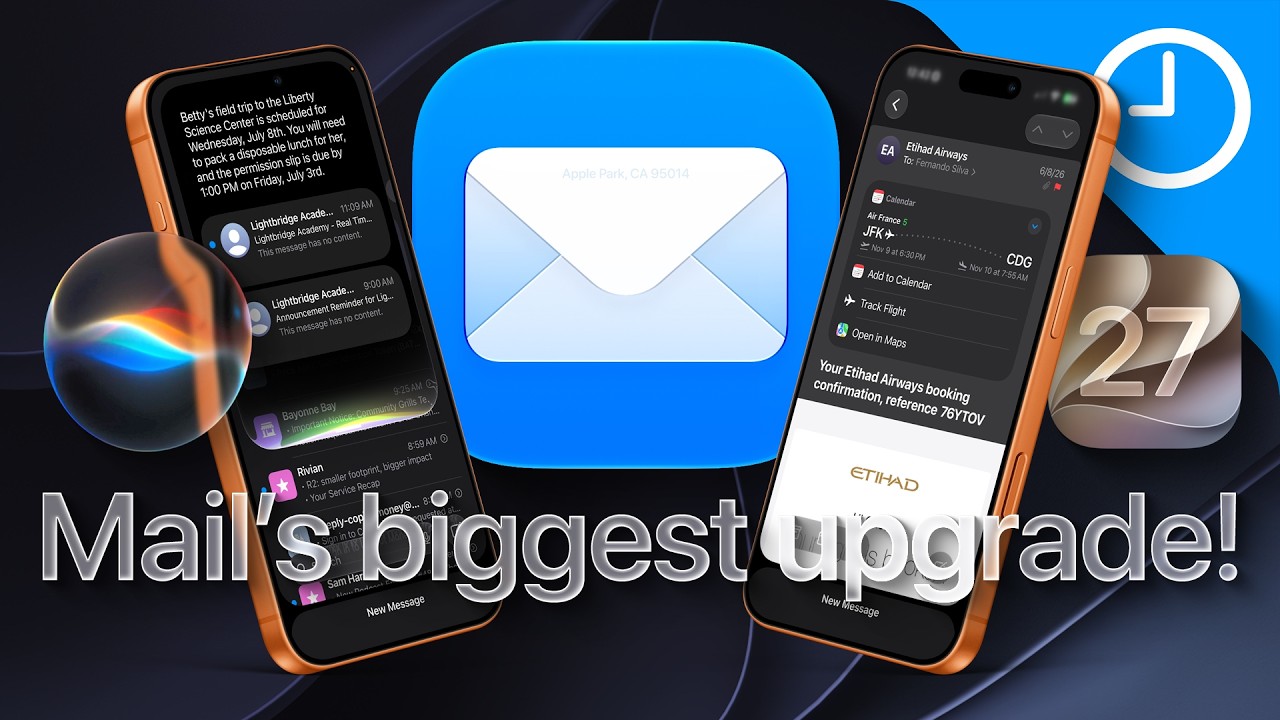 Apple НАКОНЕЦ-ТО исправила Почту в iOS 27! Вот всё новое!