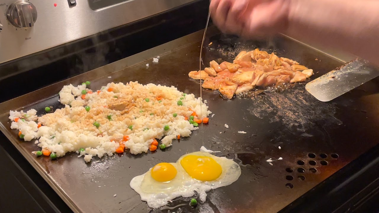 Hibachi Teriyaki Chicken on Steelmade USA Flat Top Grill