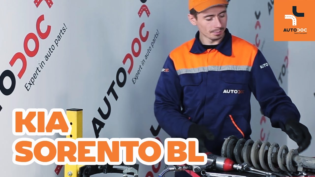 Cómo cambiar amortiguadores delanteros en KIA SORENTO BL INSTRUCCIÓN | AUTODOC