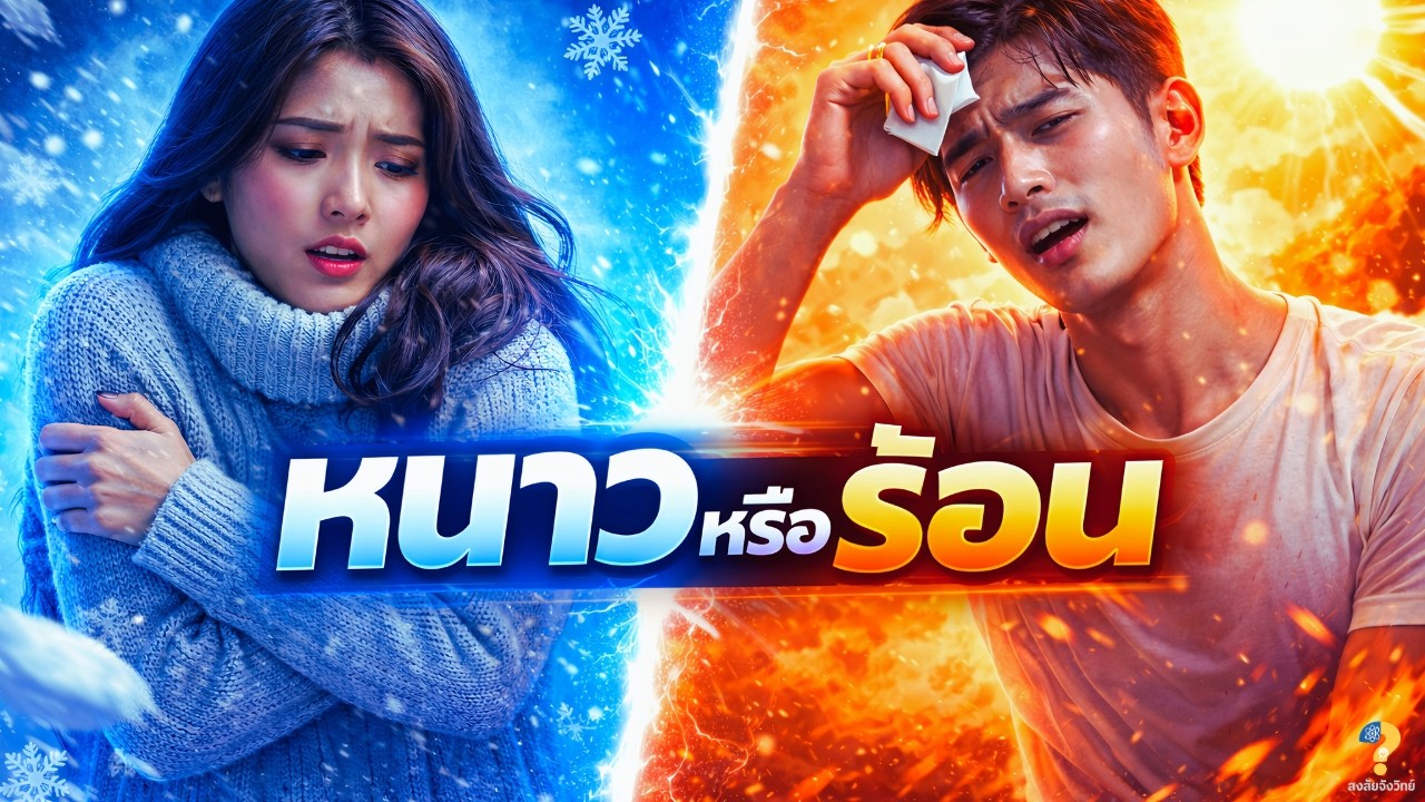 ❄️🔥 ทำไมเราถึงรู้สึกหนาวหรือร้อน? | ความลับการควบคุมอุณหภูมิของร่างกาย | สงสัยจังวิทย์ Vol.23