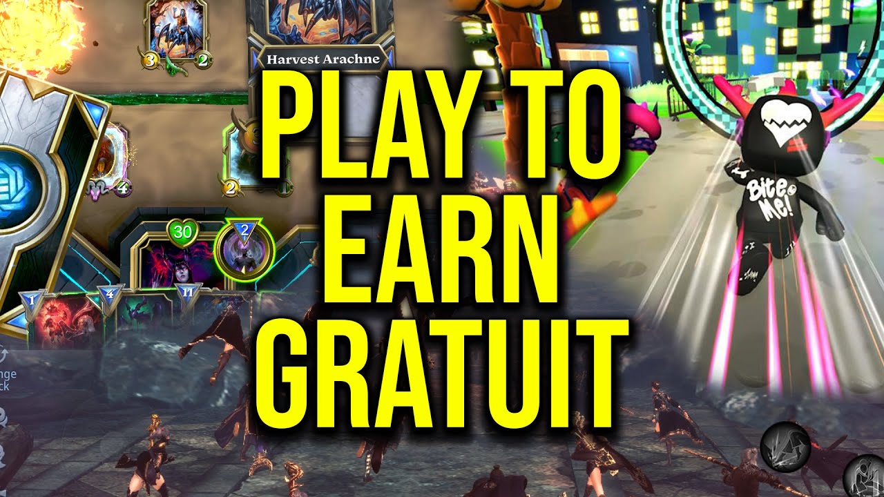 3 Play to Earn GRATUIT 2022 pour Gagner 100&euro; PAR JOUR !