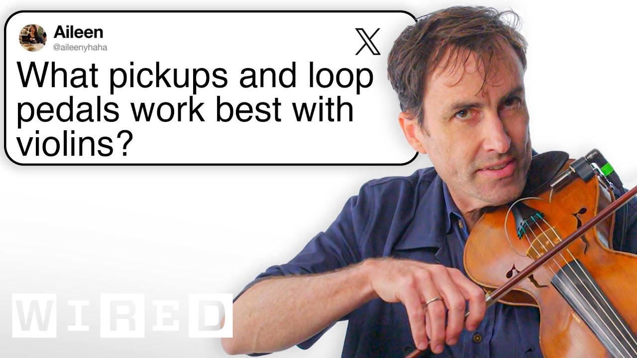 Musician Andrew Bird Answers Violin Questions From Twitter | Tech Support | WIRED