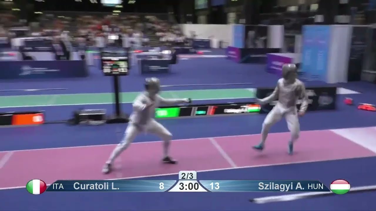 World Championships 2023 SMS - L16 - Luca Curatoli ITA v Aron Szilagyi HUN