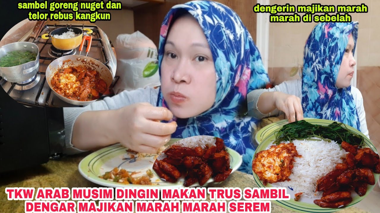 TKW ARAB MAKAN TERUS SAMBIL DENGER MAJIKAN SEBELAH MARAH SEREM!! // CERITA TKW