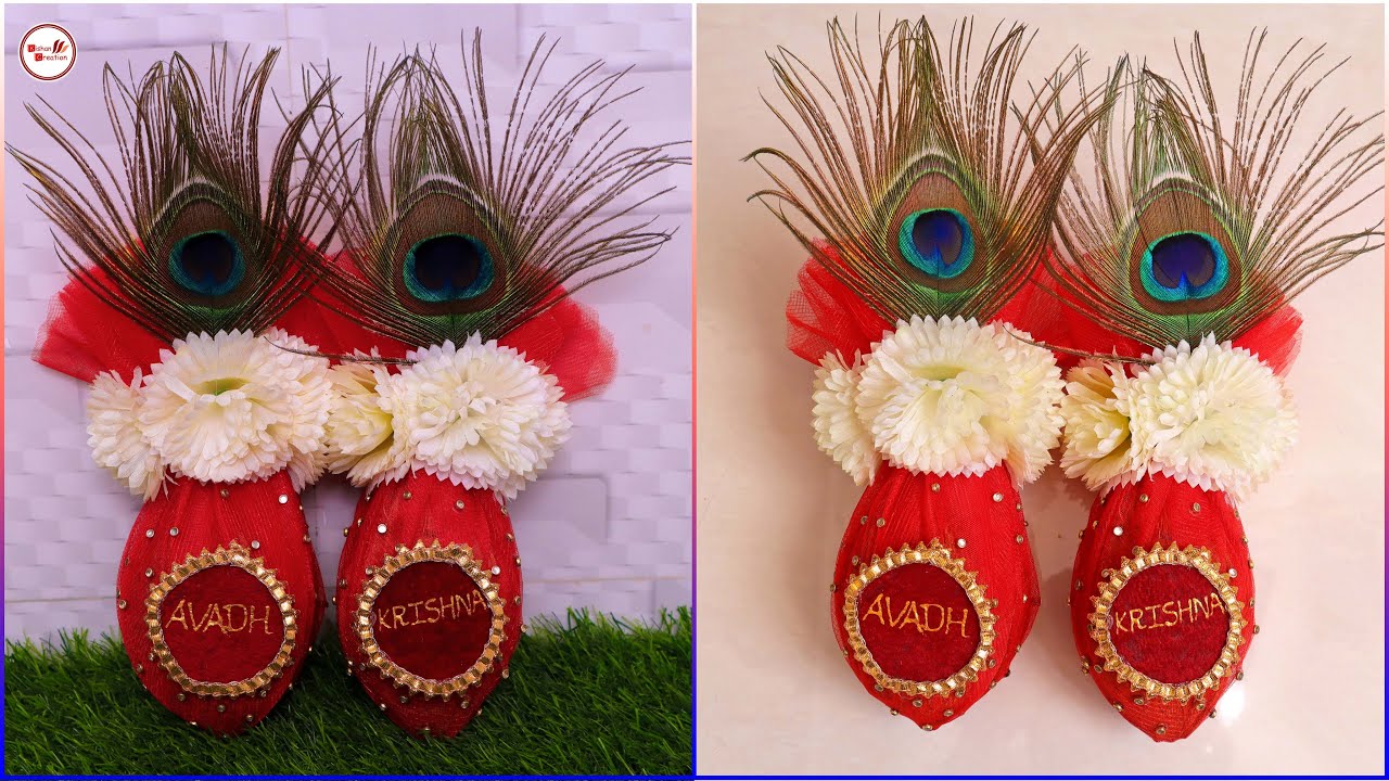 DIY !!!... Shreefal decoration with name for indian wedding function || pooja nariyal decoration