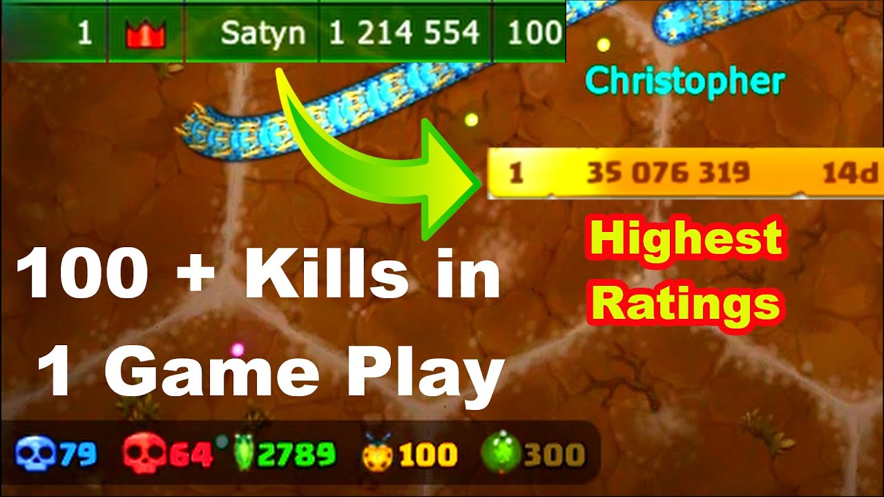 Littlebigsnake.io :) 100 + Kills in 1 Gameplay💥💥 Little Big Snake 💥💥