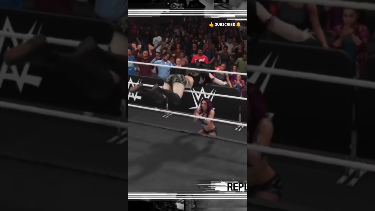 #wwe #paige vs #sashabanks ultimate ladder tag gameplay #stanns school students #ponnur #nidubrolu