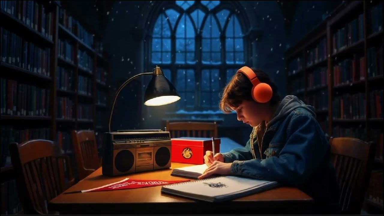 Stranger Things Inspired Hawkins High Library Ambience