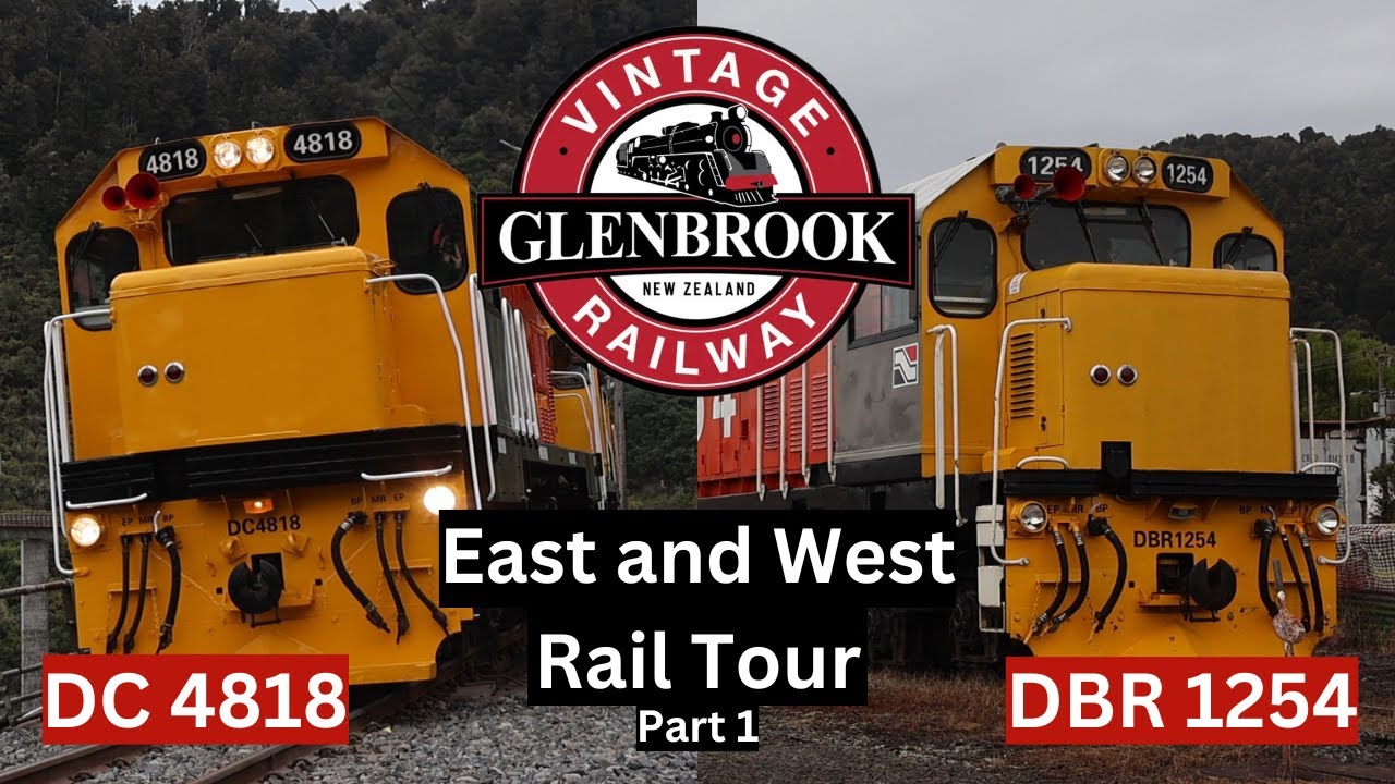 Glenbrook Vintage Railway East and West Rail Tour 2024 Part 1 (4k)