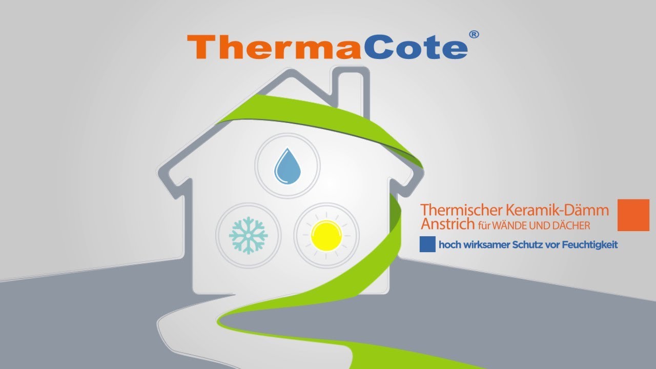 ThermaCote Thermisch isolierender anstrich, mit feuchtigkeitsschutz f&uuml;r jeden untergrund, primer & d