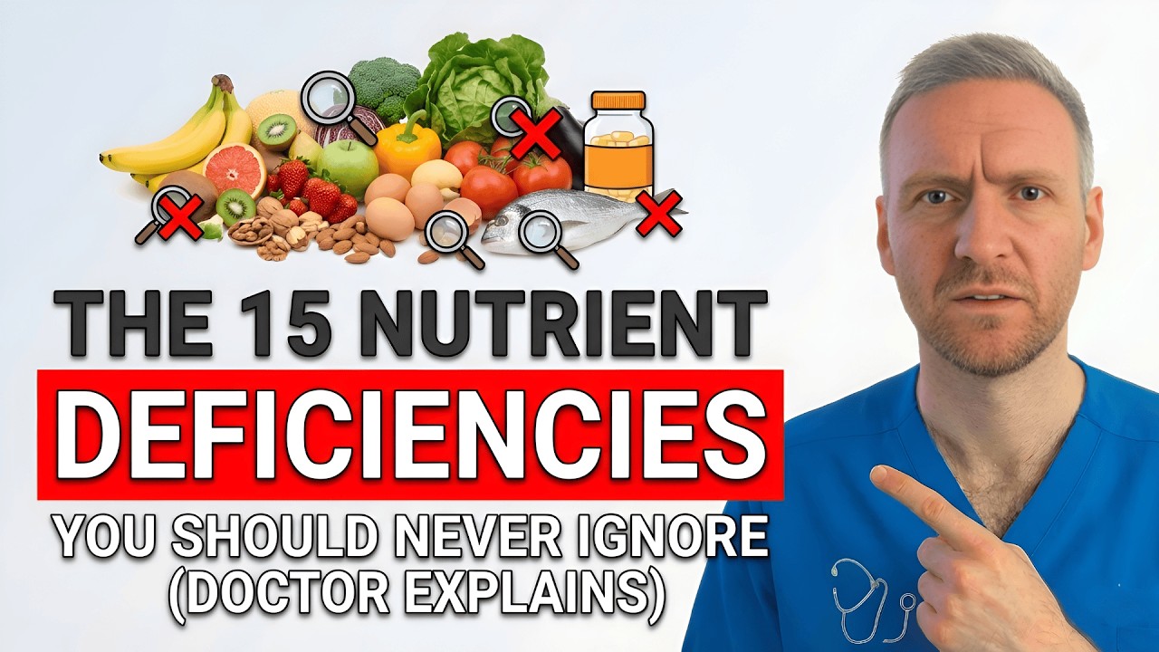 The 15 Nutrient Deficiencies You Should Never Ignore (Doctor Explains)