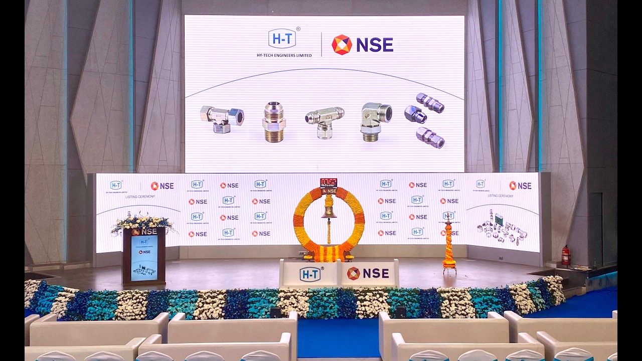 Listing ceremony of Hy-Tech Engineers Limited
