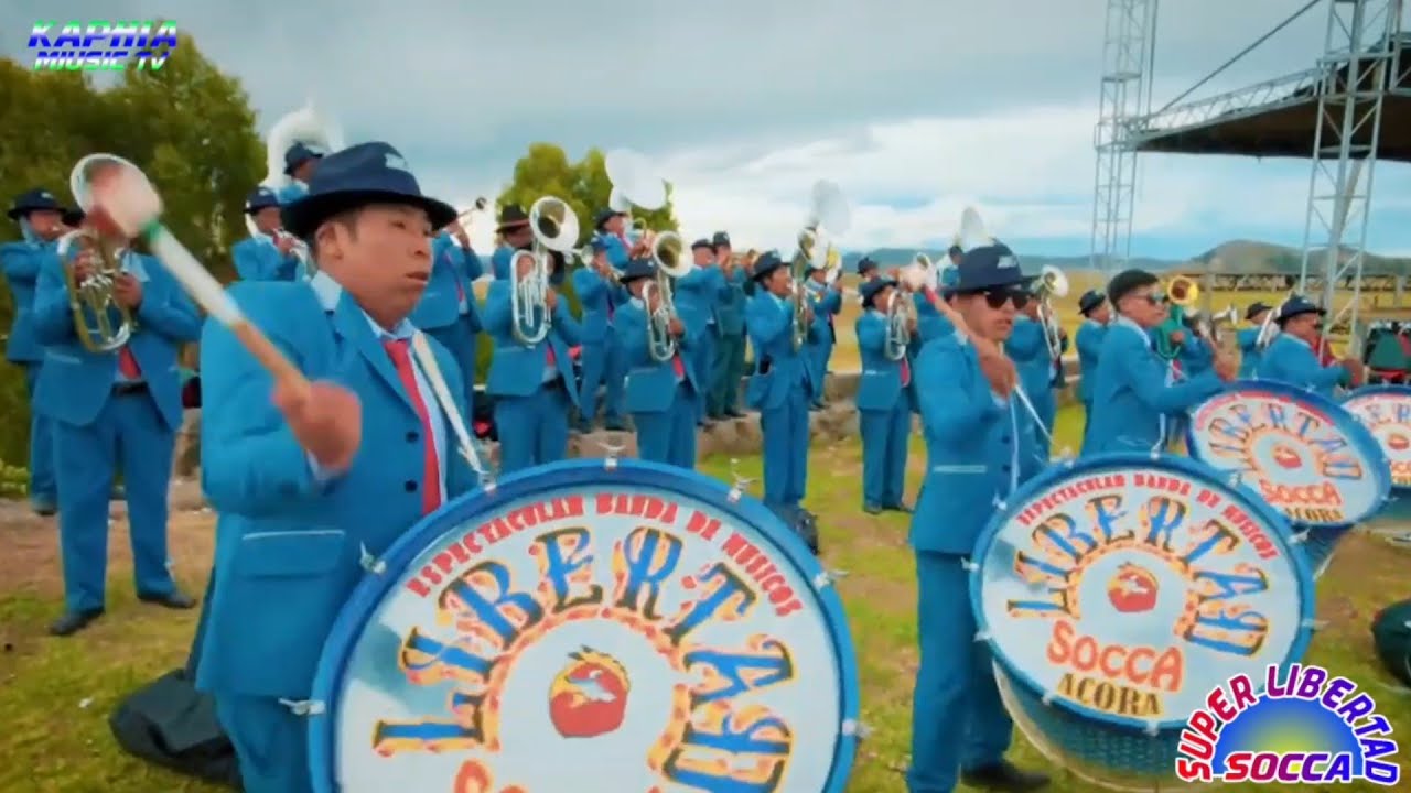BANDA DE MÚSICOS SUPER LIBERTAD DE SOCCA MIX HUAYÑOS 2023  CAMATA PLATERIA PUNO Perú