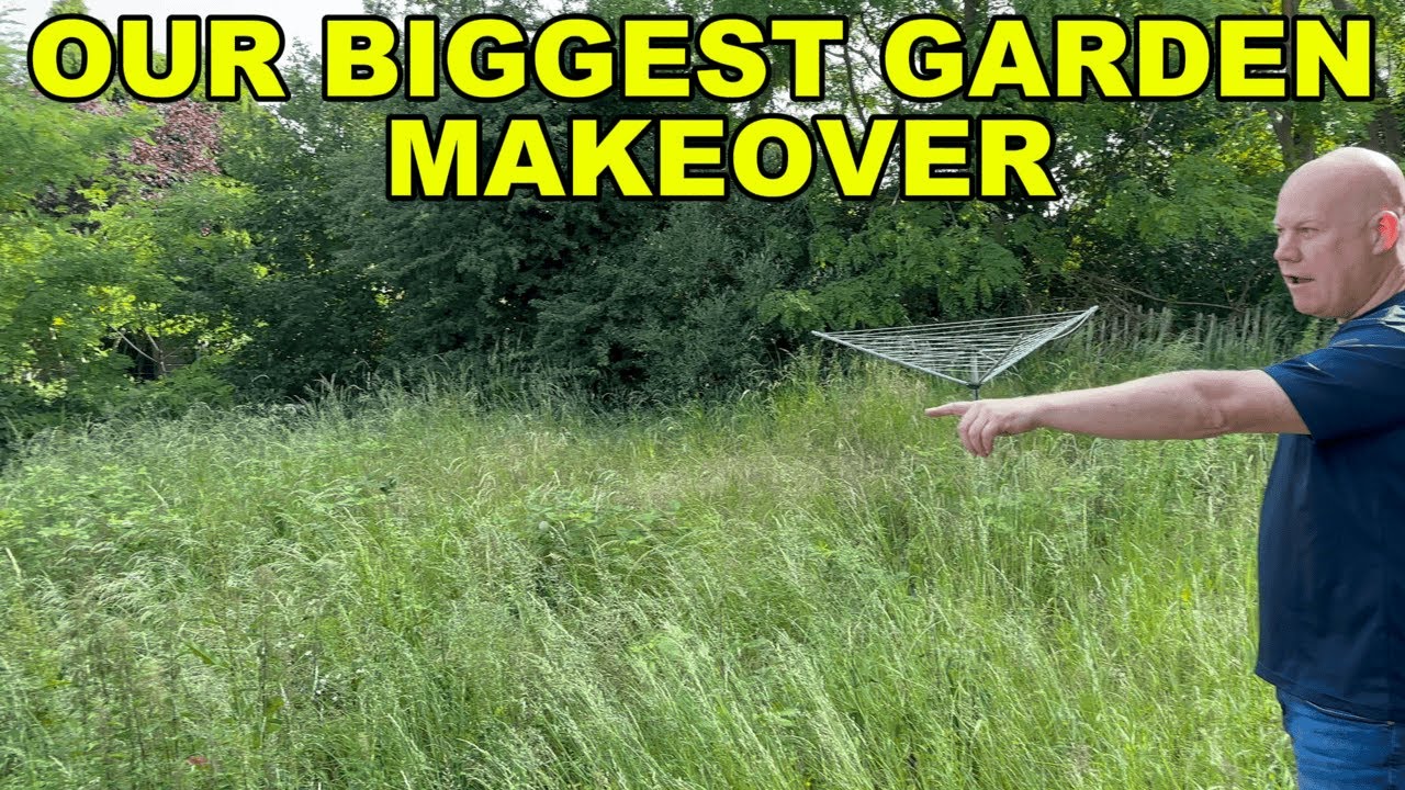 Clearing OVERGROWN Garden Before Family Moves In!! Garden Makeover