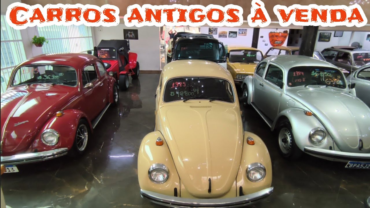 OLHA S&Oacute; TODOS &Agrave; VENDA FUSCAS E OUTROS CARROS ANTIGOS GARAGEM DO BABA2 #classiccars #aircooled #fusca