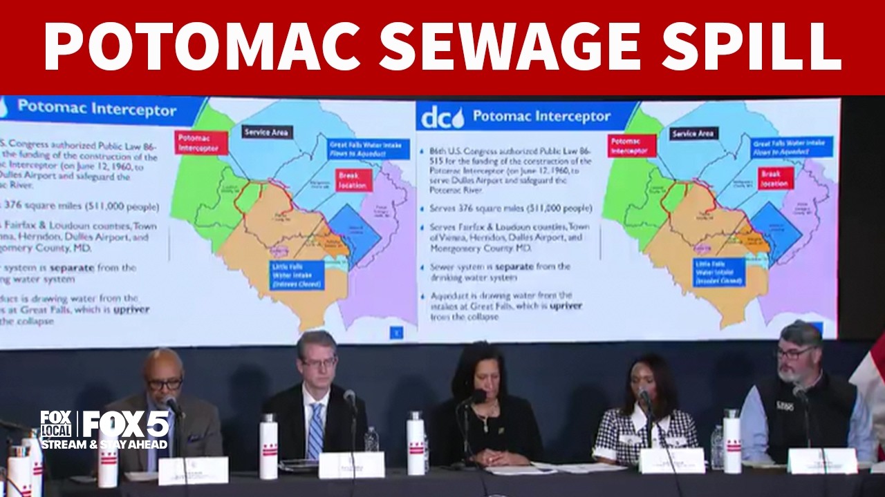 Potomac sewage spill update from DC Mayor Bowser | FOX 5 DC